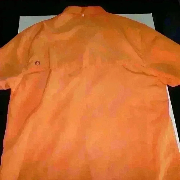 The Great Outdoorsman Men's breathable shirt orange - size large - Picture 3 of 3